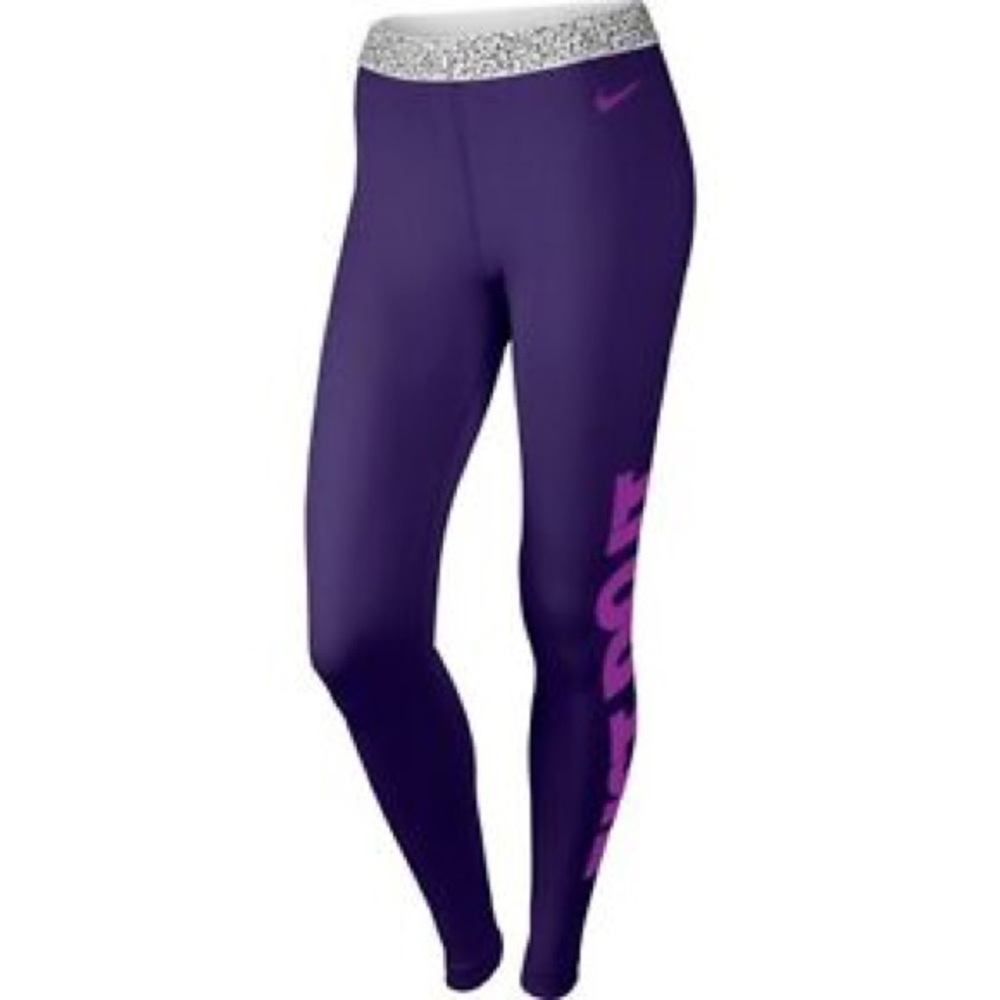 Nike Purple Just Do It Leggings